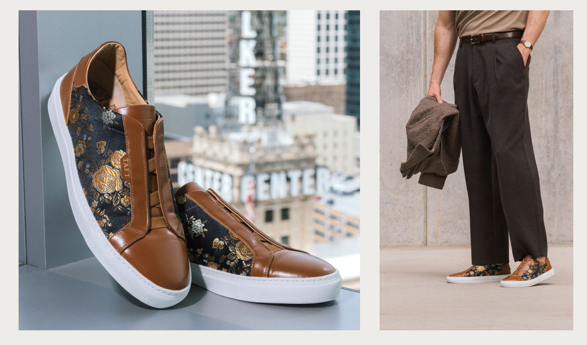 The James Sneaker in Eden