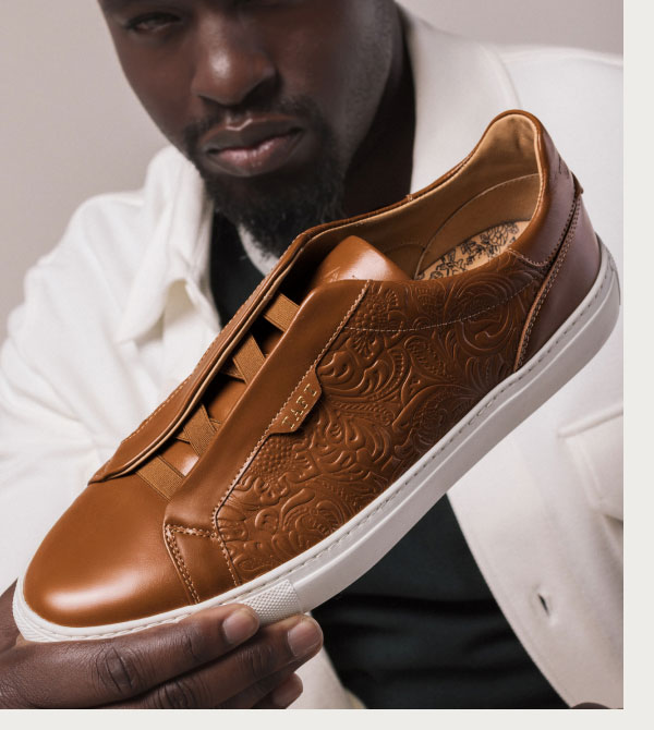 The James Sneaker in Tan