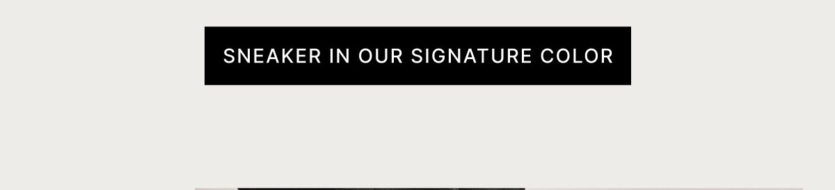 SNEAKER IN OUR SIGNATURE COLOR