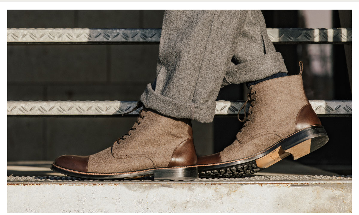 The Jack in Grey/Oxblood