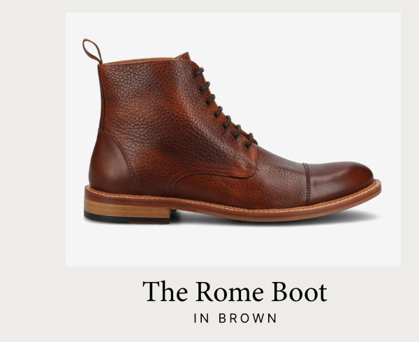 The Rome Boot in Brown