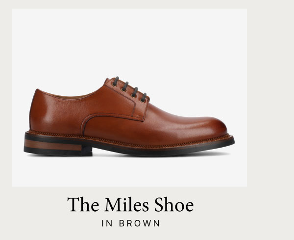 The Miles Shoe in Brown