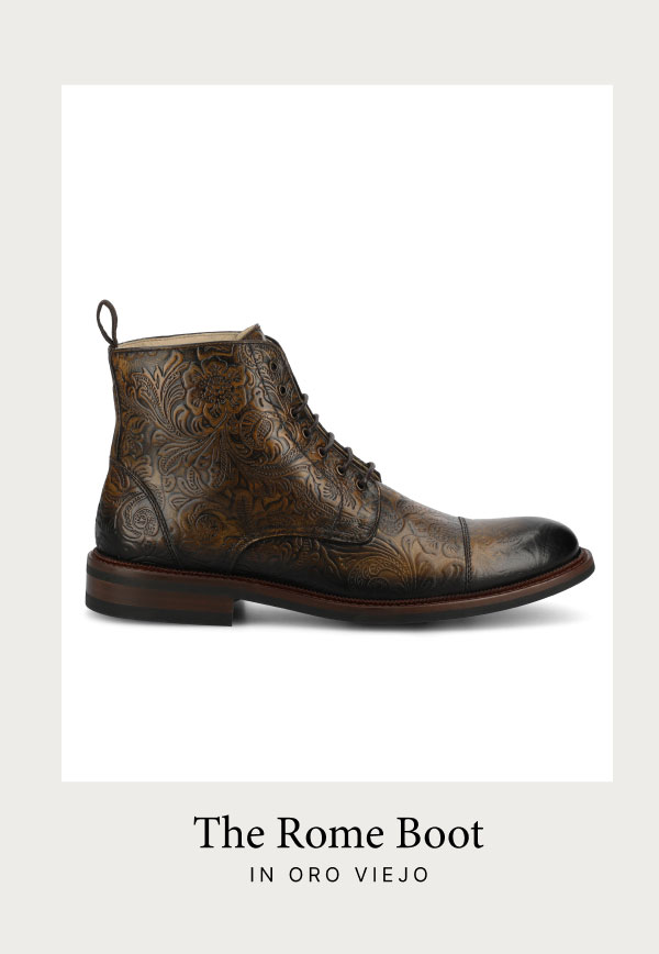 The Rome Boot in Oro Viejo