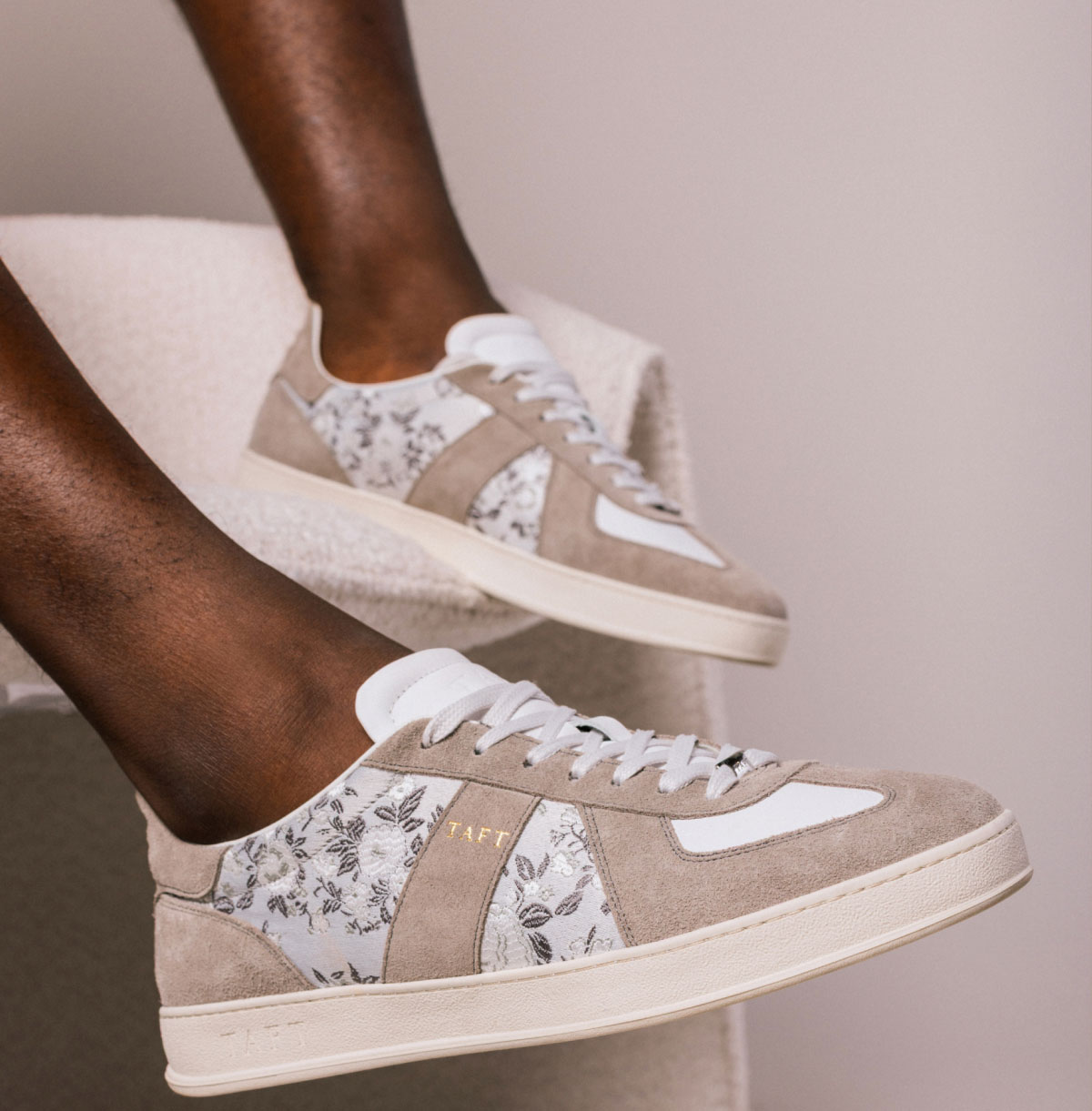 The Gatsby Sneaker in Eden Blanc