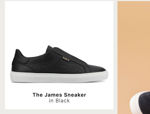 The James Sneaker in Black