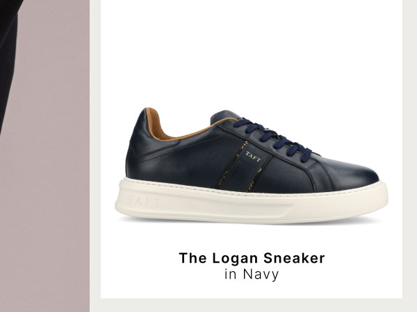 The Logan Sneaker in Navy