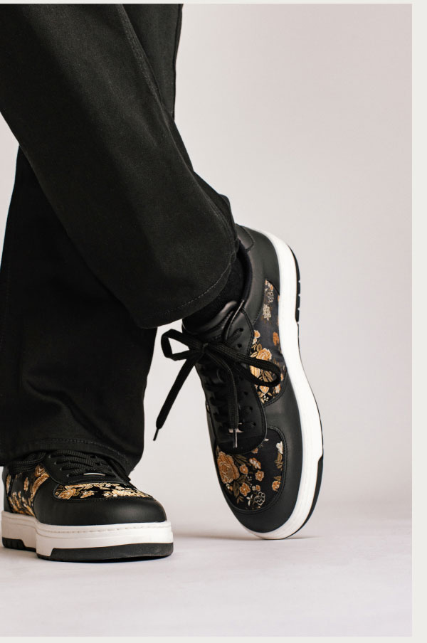 The Rapido Low Sneaker in Eden Noir