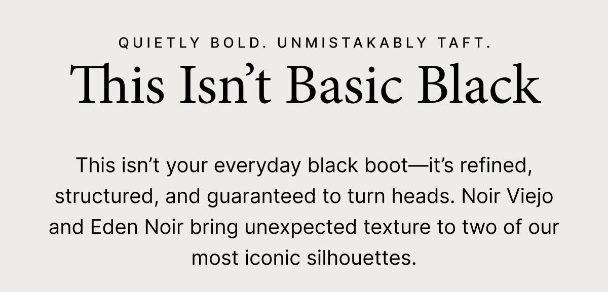 This Isn't Basic Black