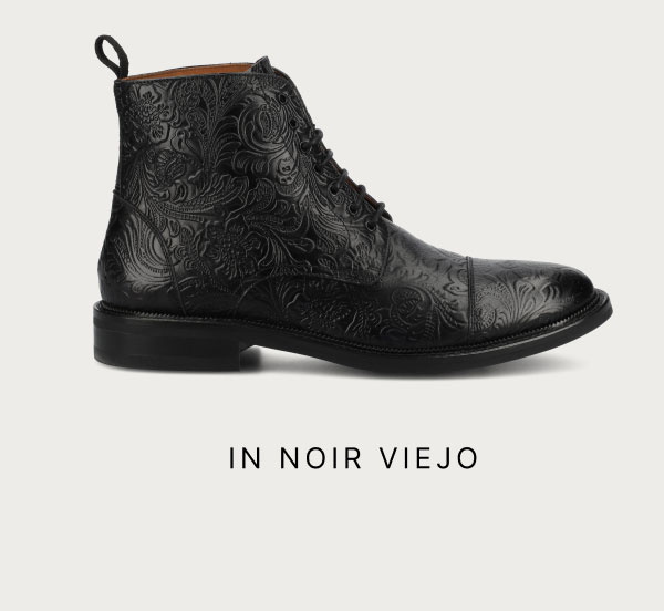 The Rome Boot in Noir Viejo