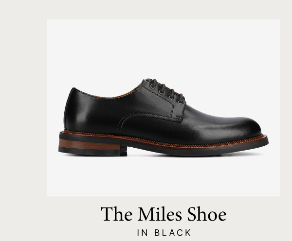 The Miles Shoe in Black