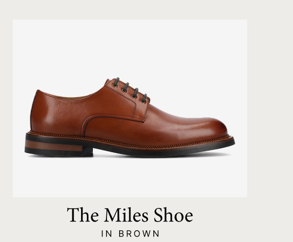 The Miles Shoe in Brown