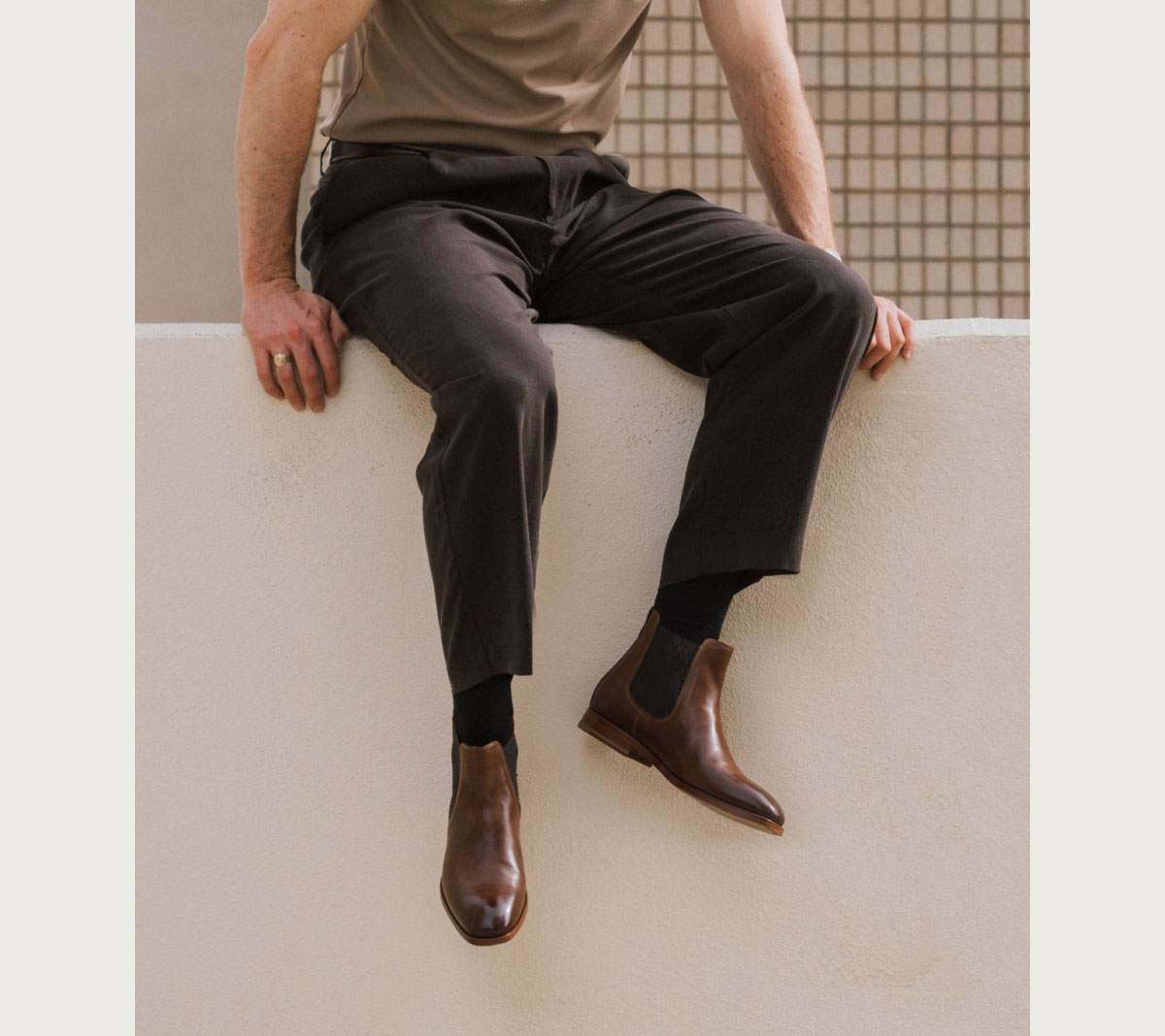 The Murphy Chelsea Boot in Brown