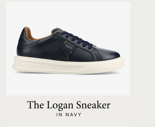 The Logan Sneaker in Navy