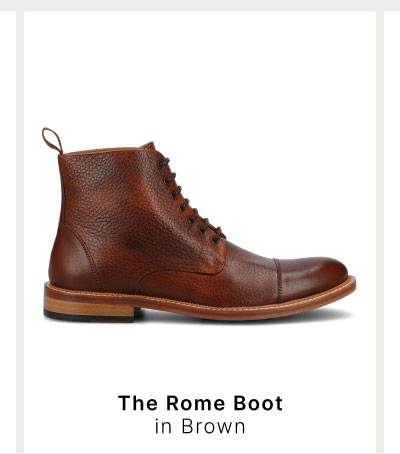 The Rome Boot in Brown