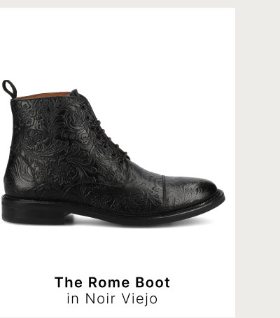 The Rome Boot in Noir Viejo