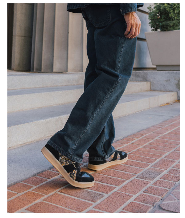The Gatsby Sneaker in Eden Noir