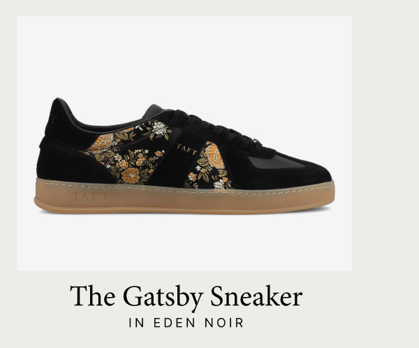 The Gatsby Sneaker in Eden Noir