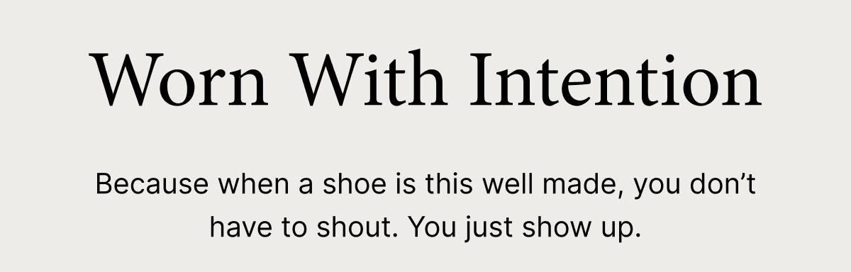 Worn With Intention