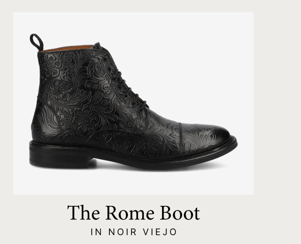 The Rome Boot in Noir Viejo