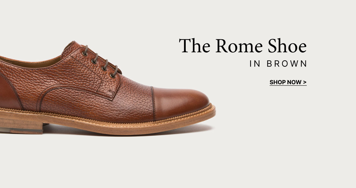 The Rome Shoe in Brown