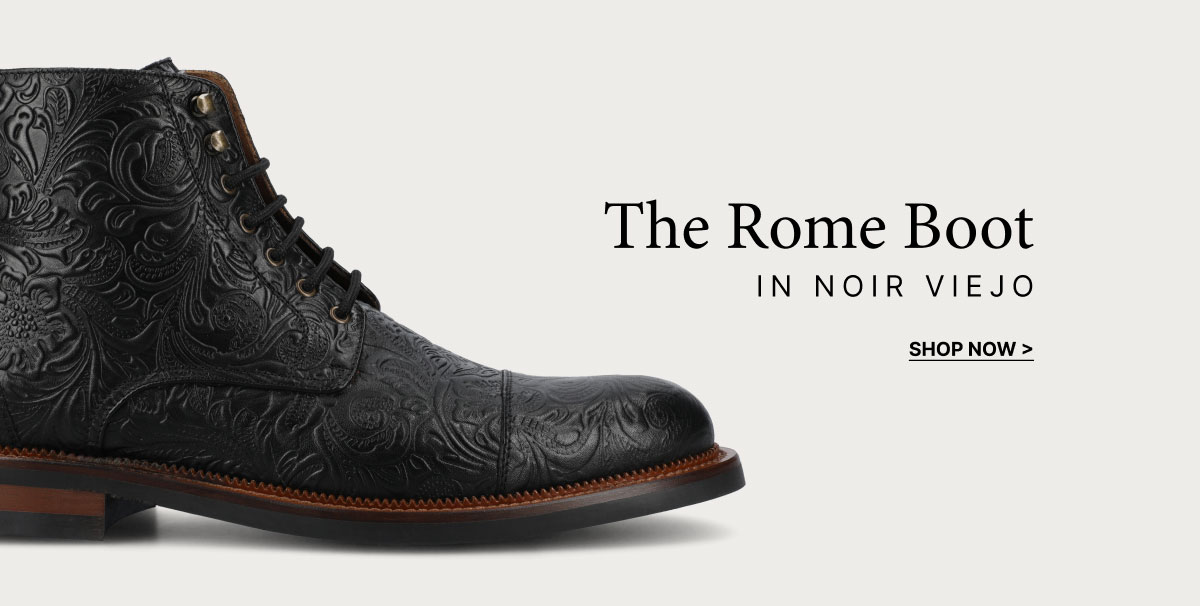 The Rome Boot in Noir Viejo