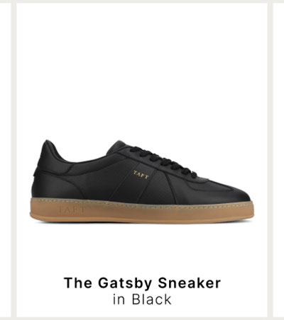 The Gatsby Sneaker in Black