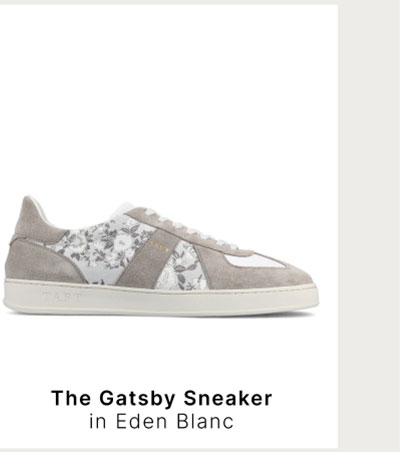 The Gatsby Sneaker in Eden Blanc