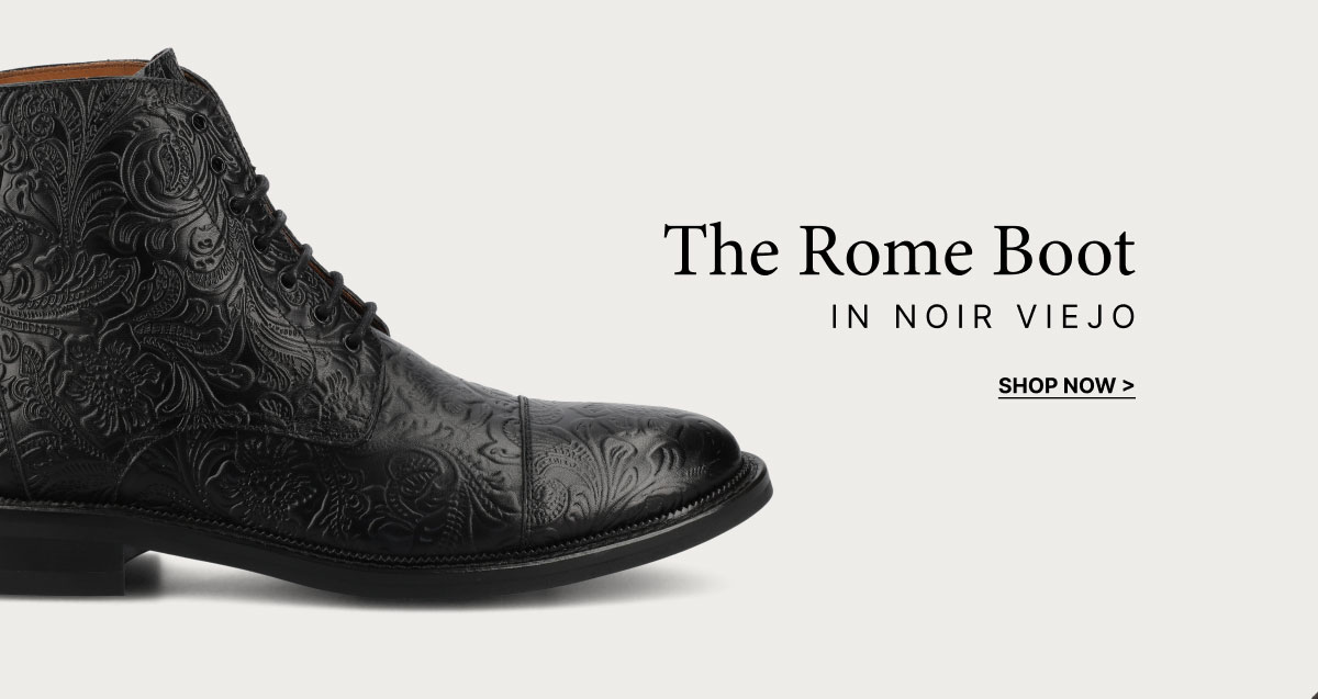 The Rome Boot in Noir Viejo