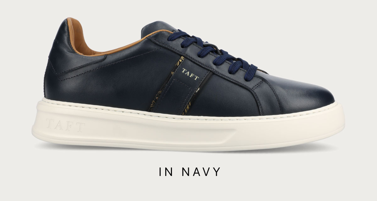 The Logan Sneaker in Navy