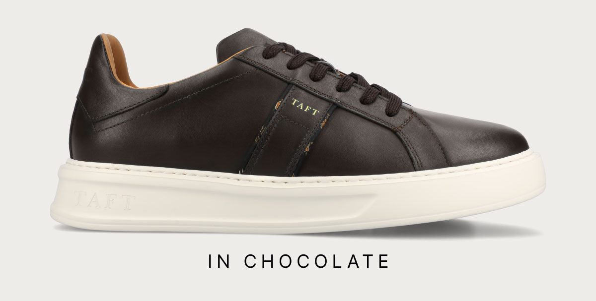 The Logan Sneaker in Chocolate