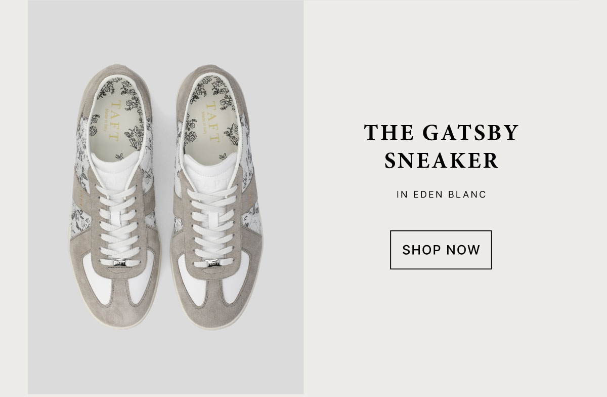 The Gatsby Sneaker in Eden Blanc