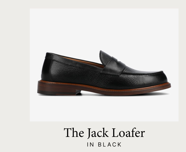 The Jack Loafer in Black