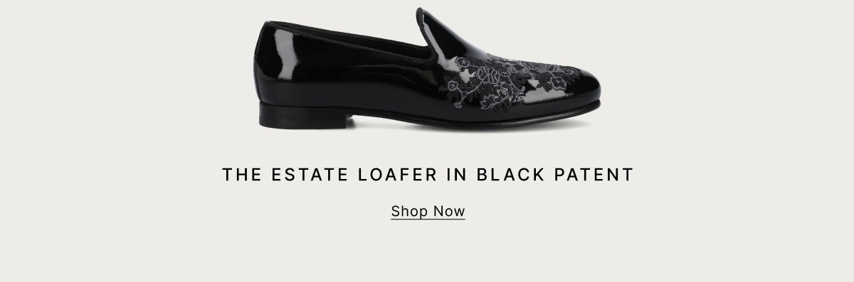 The Estate Loafer in Black Patent