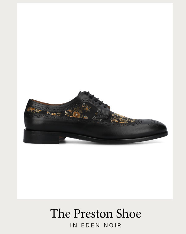 The Preston Shoe in Eden Noir