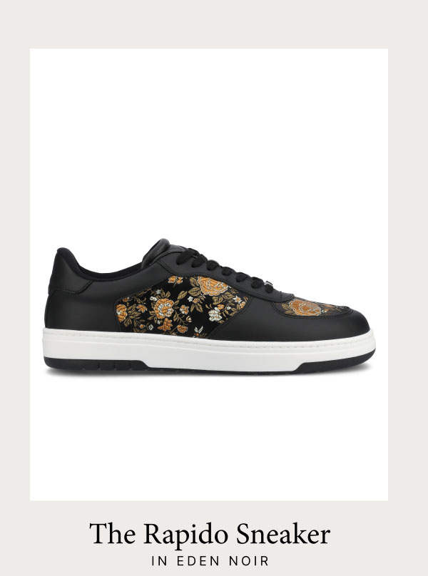 The Rapido Sneaker in Eden Noir