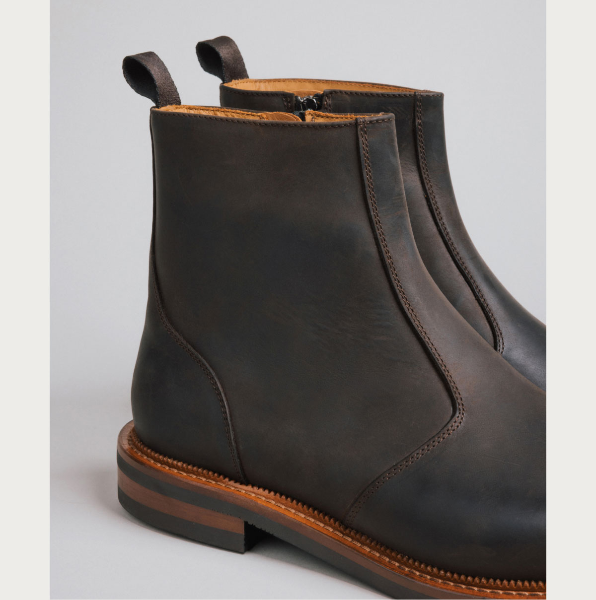 The Lewis Boot in Dark Brown