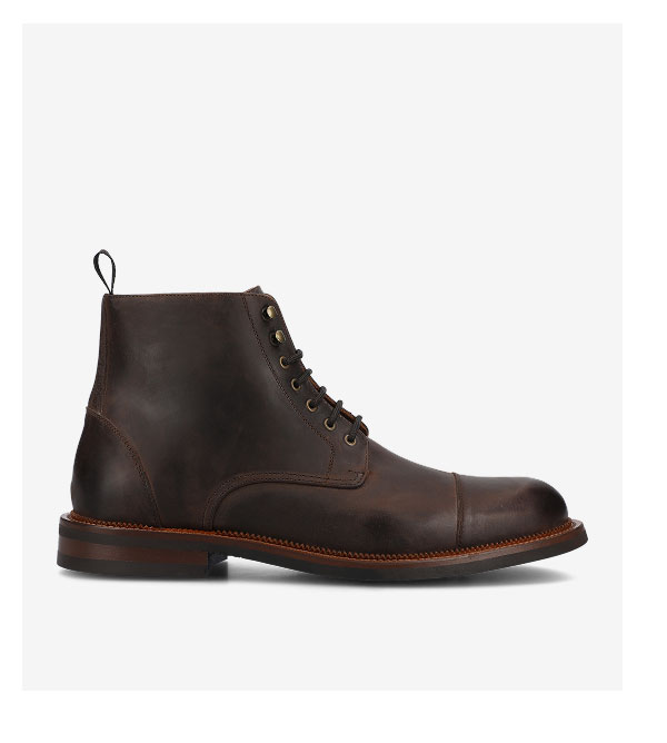 The Rome Boot in Dark Brown
