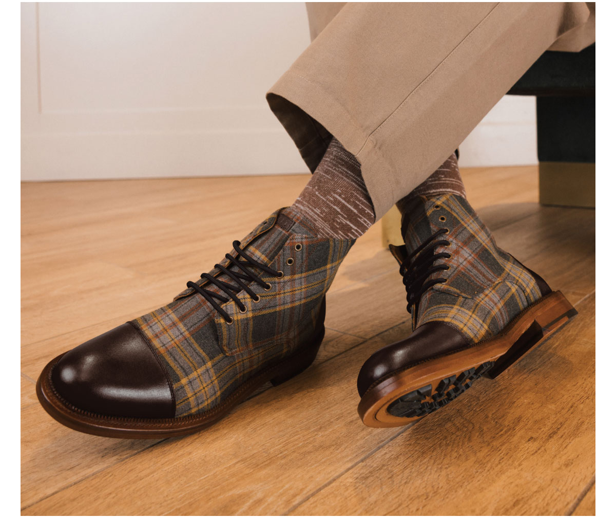The Jack in Light Grey Plaid