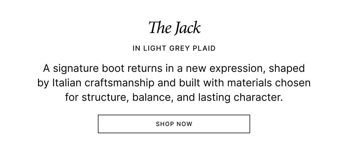 The Jack in Light Grey Plaid