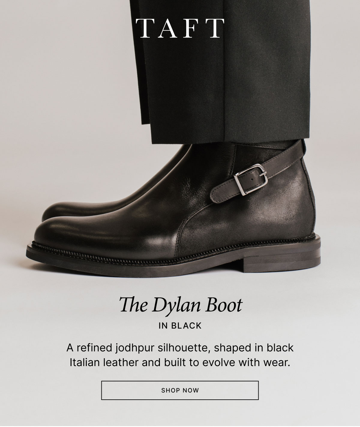 TAFT |  The Dylan Boot in Black