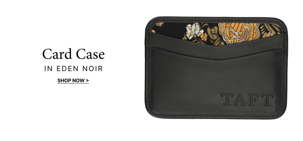 Card Case in Eden Noir