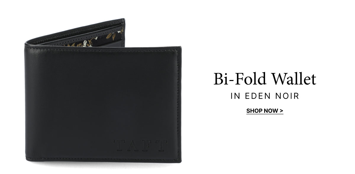 Bi-Fold Wallet in Eden Noir