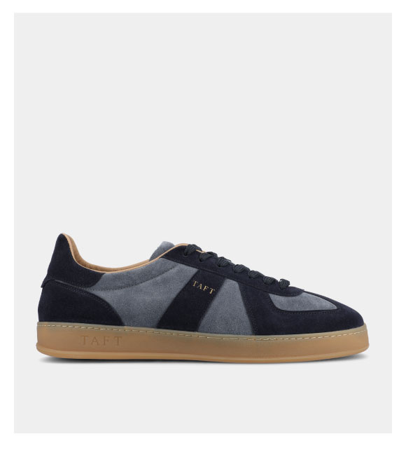 The Gatsby Sneaker in Blue Suede