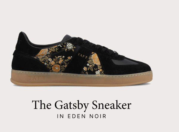 The Gatsby Sneaker in Eden Noir