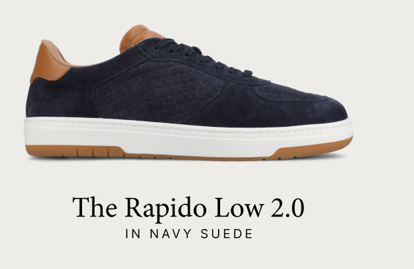 The Rapido Low 2.0 in Navy Suede