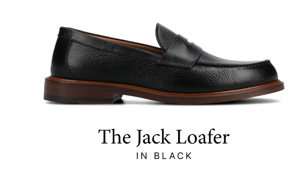 The Jack Loafer in Black