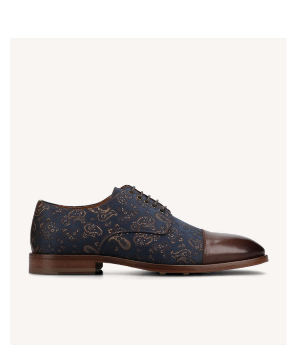 The Jack Shoe in Brown Paisley