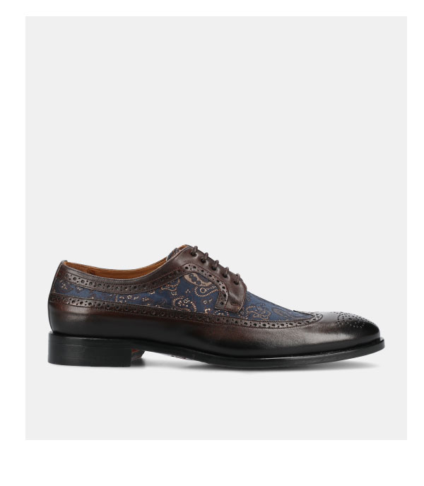The Preston Shoe in Brown Paisley