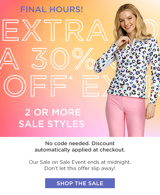 Extra 30% Off 2 Or More Sale Styles
