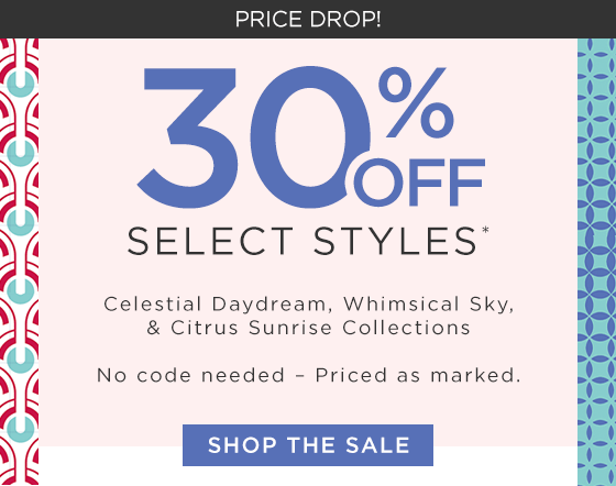 30% off select golf and tennis styles 